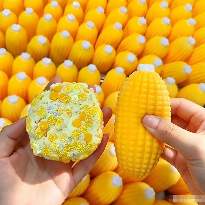 Corn Pop Sensory Squishy