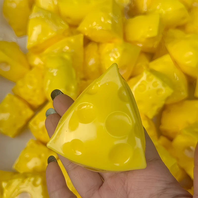 Mini Cheese Cube Sensory Squishy