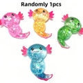 Glitter Axolotl Stretch Squishy