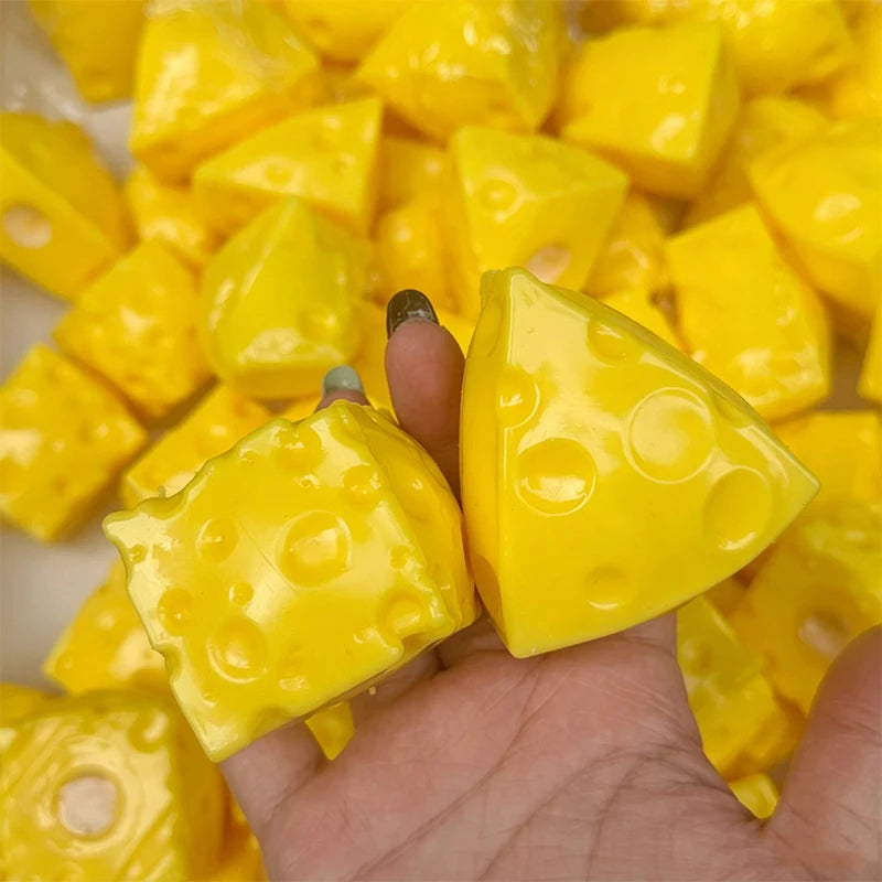 Mini Cheese Cube Sensory Squishy