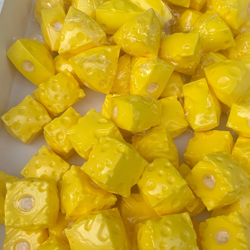 Mini Cheese Cube Sensory Squishy