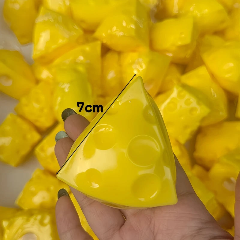 Mini Cheese Cube Sensory Squishy
